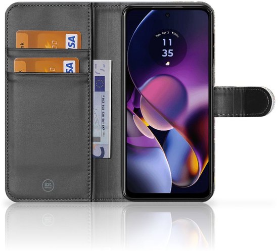 Protection Téléphone Motorola Moto G54 Portefeuille Les Canaux D'Amsterdam