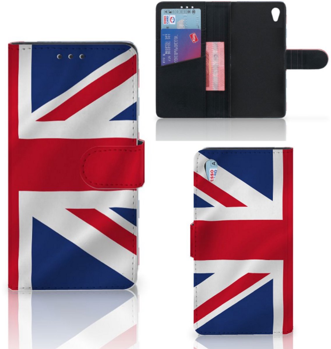 Book Case voor Sony Xperia Z3 Bookstyle Case Groot-Brittannië