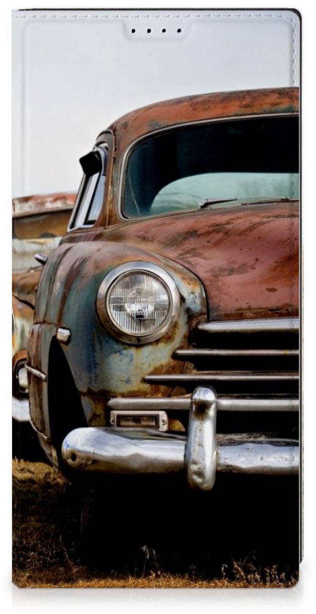 Samsung Galaxy S23 Ultra Stand Case Vintage Auto
