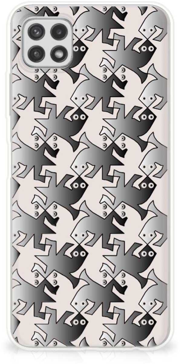 Samsung Galaxy A22 5G TPU Hoesje Salamander Grey