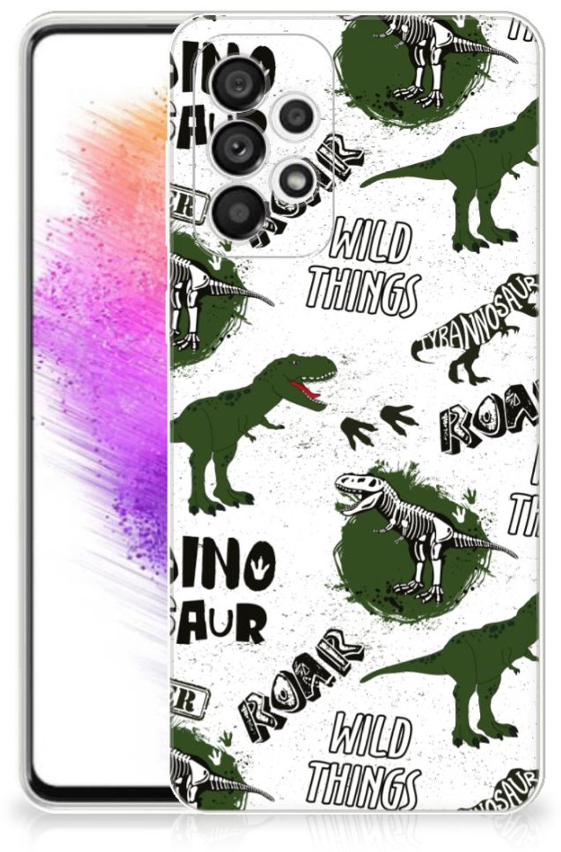 TPU Hoesje voor Samsung Galaxy A73 5G Dinosaurus