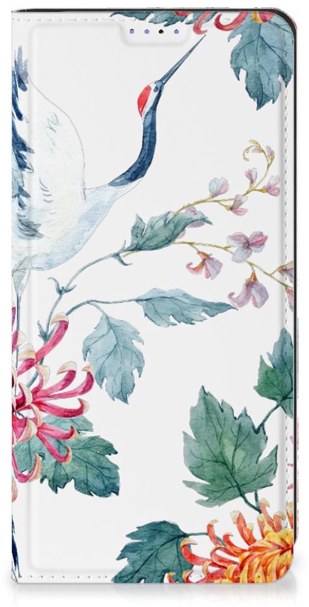 Samsung Galaxy A05 Hoesje maken Bird Flowers