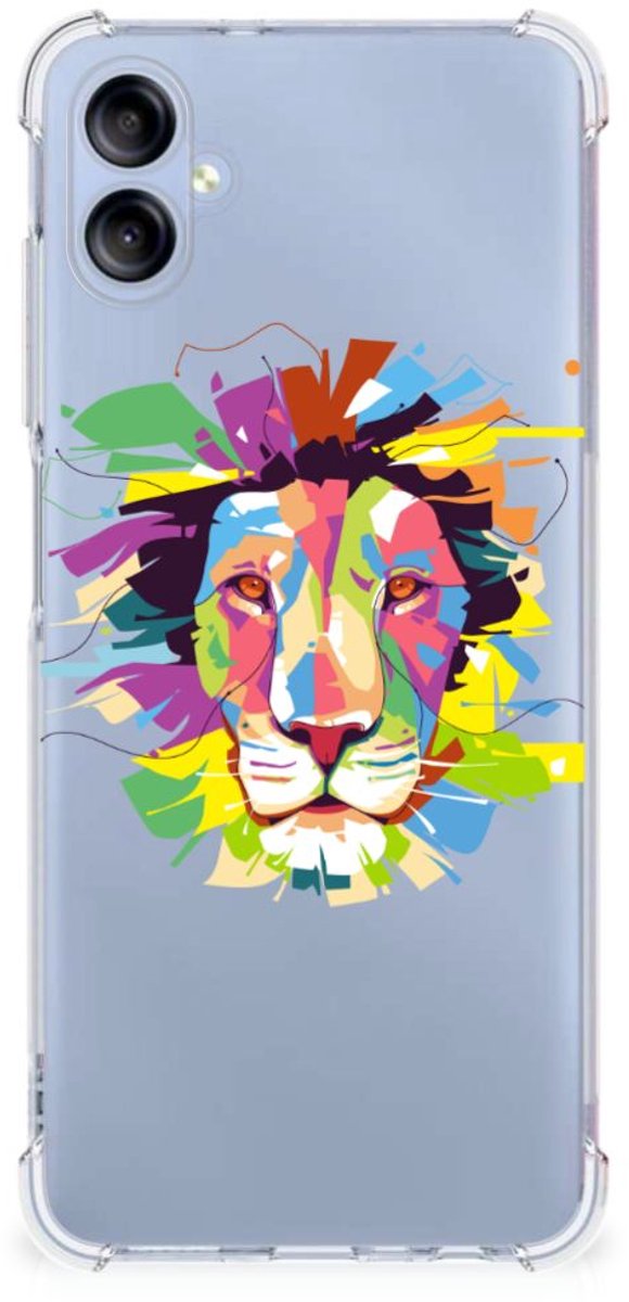 Samsung Galaxy A05 Stevig Bumper Hoesje Lion Color