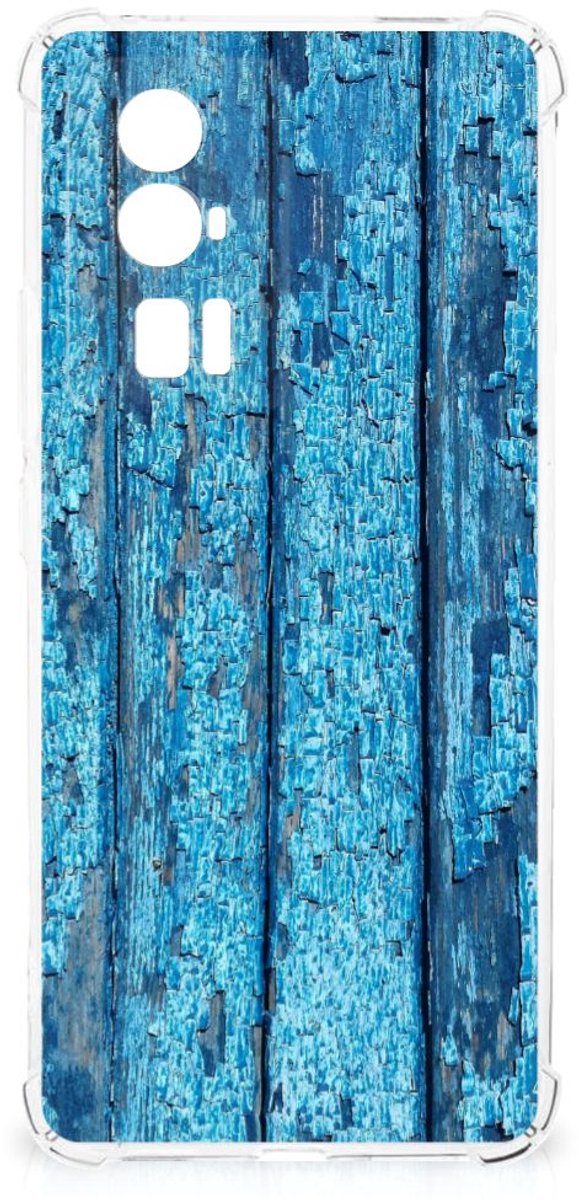 Back Cover voor Xiaomi Poco F5 Pro Stevig Telefoonhoesje Wood Blue
