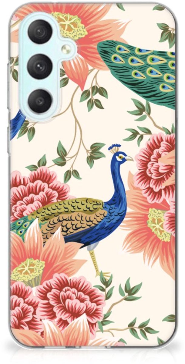 TPU Hoesje voor Samsung Galaxy S23 FE Pink Peacock