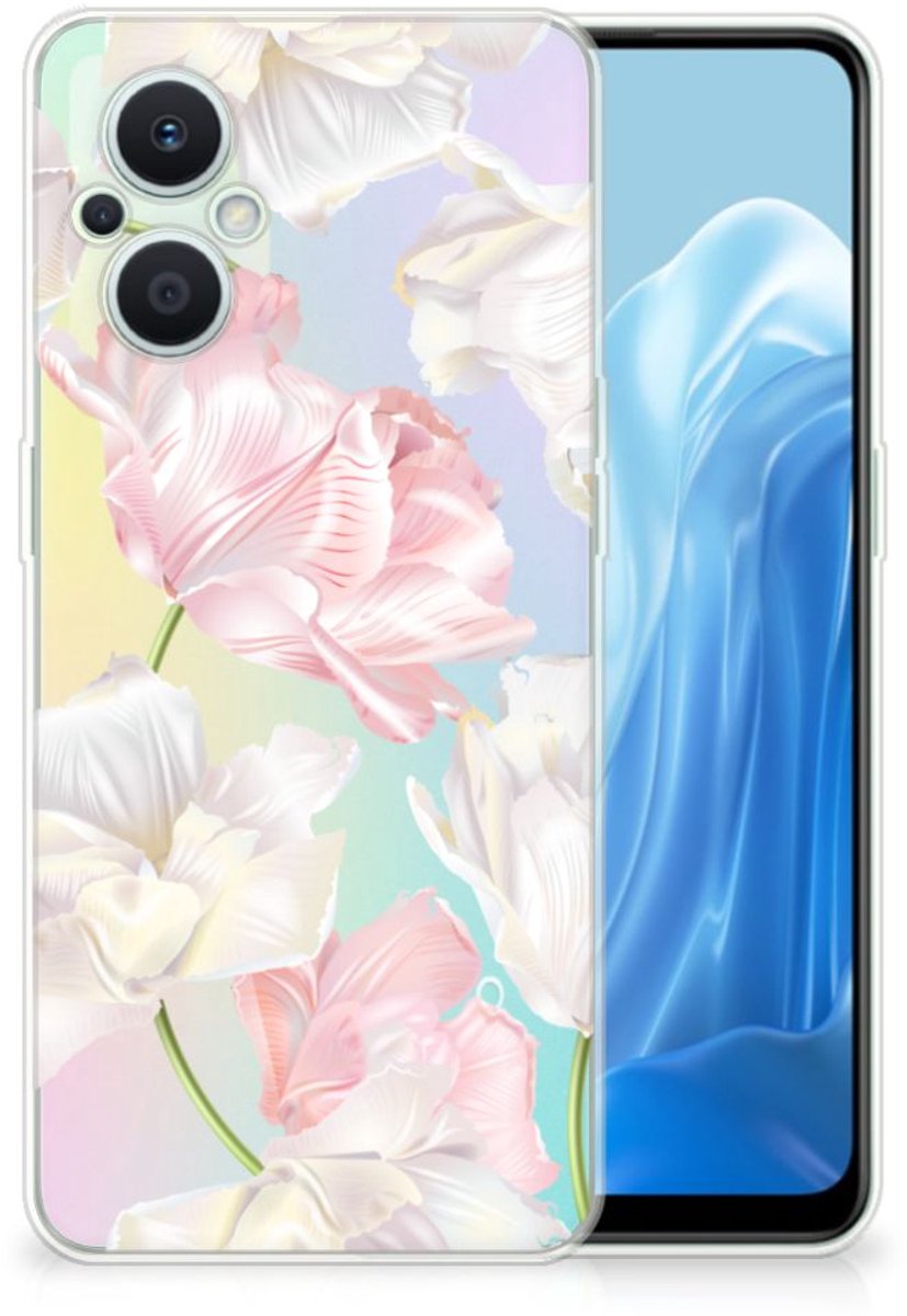 OPPO Reno8 Lite TPU Case Lovely Flowers