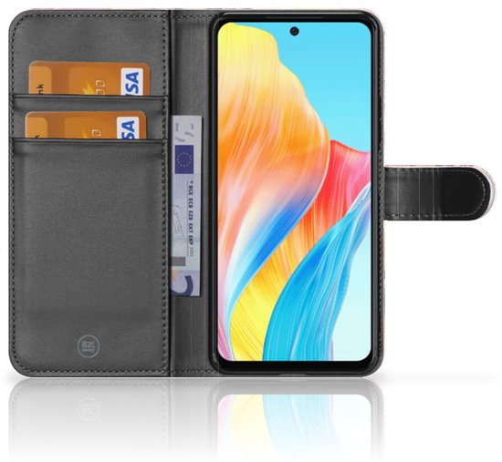 Housse Coque pour OPPO A58 4G Coque Téléphone Bouquet De Fleurs Cadeau pour le cadeau d'anniversaire de la mère