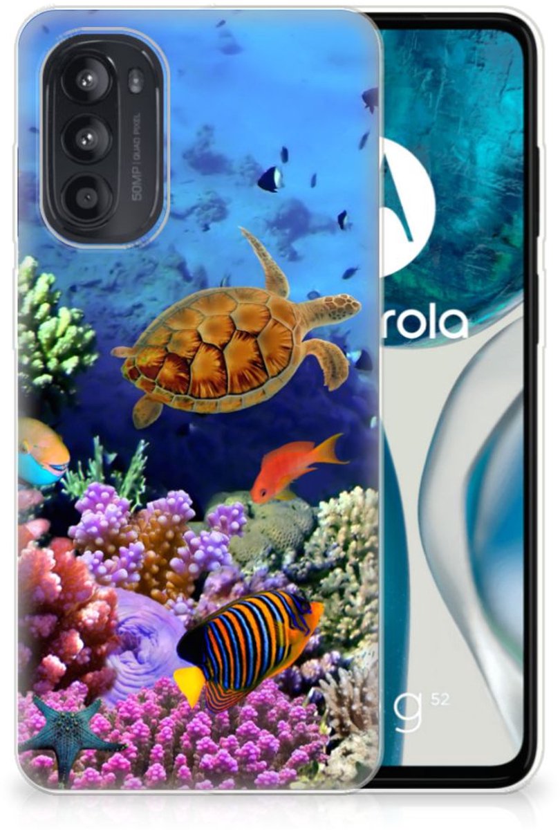 Motorola Moto G52/G82 TPU Hoesje Vissen