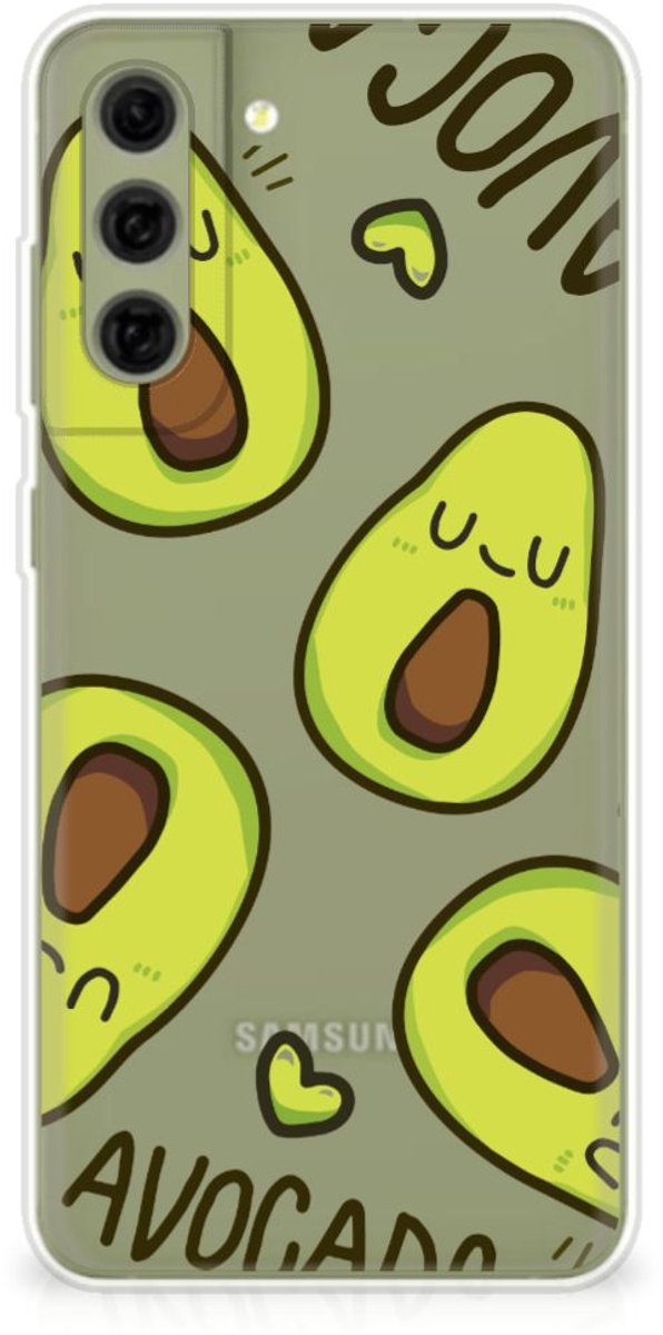 Samsung Galaxy S21FE Telefoonhoesje met Naam Avocado Singing