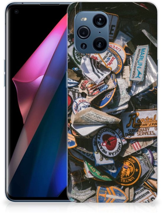 Coque Téléphone pour OPPO Find X3 | X3 Pro Tenphone Etui Coque Badges