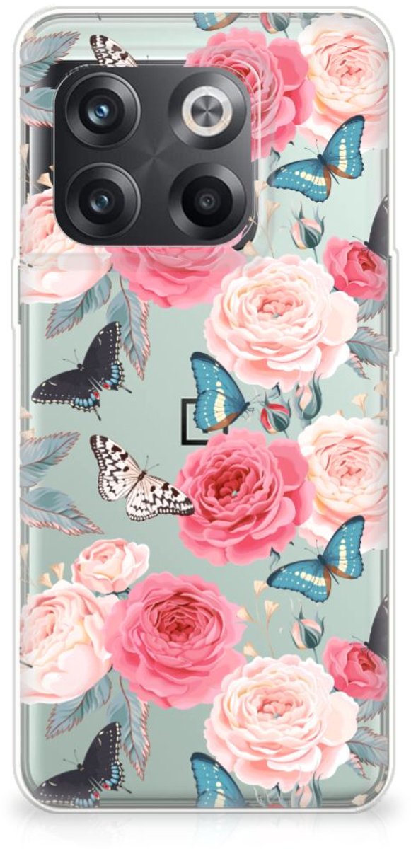 OnePlus 10T TPU Case Butterfly Roses