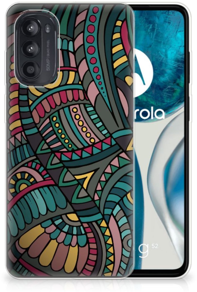 Motorola Moto G52/G82 TPU bumper Aztec