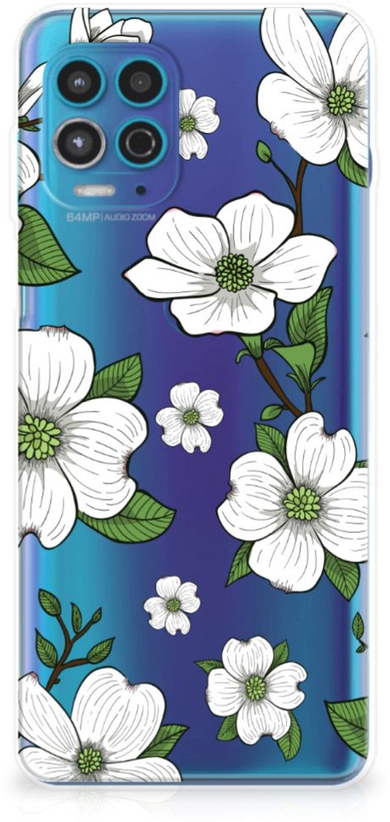 Motorola Moto G100 TPU Case Dogwood Flowers