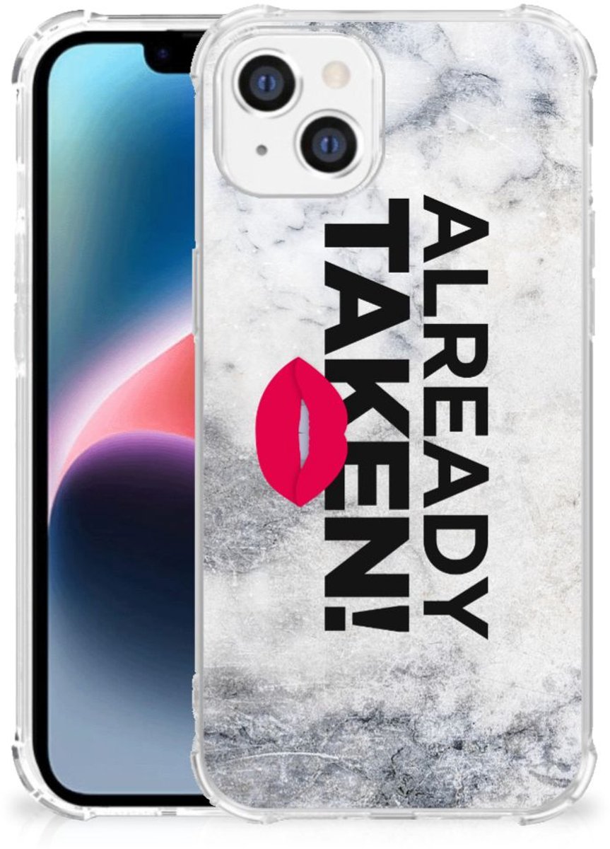 Apple iPhone 14 Plus Telefoonhoesje met tekst Already Taken White
