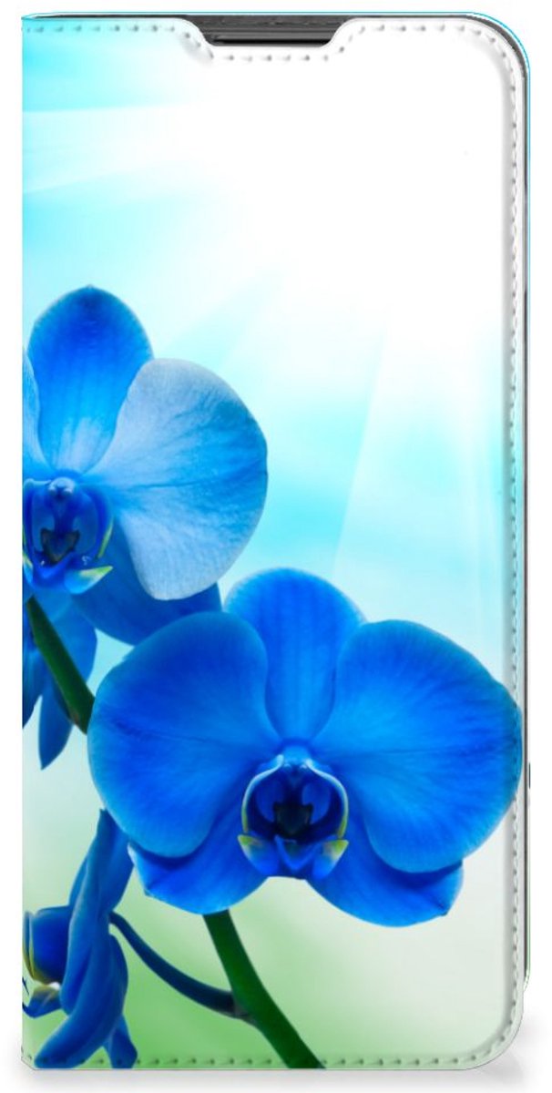 Motorola Moto G22 Smart Cover Orchidee Blauw - Cadeau voor je Moeder