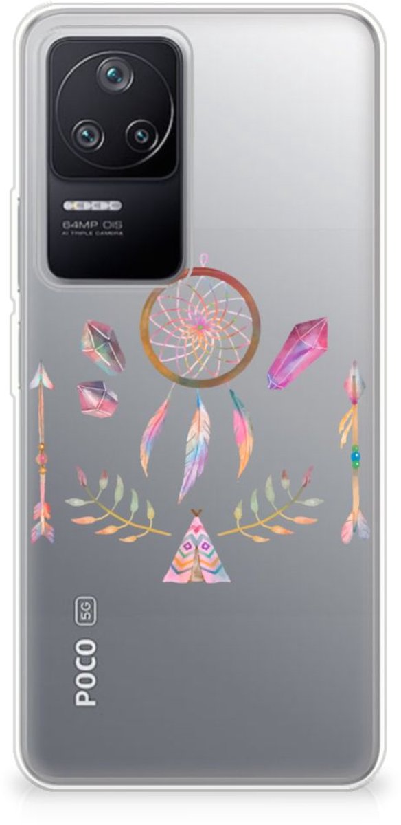 Xiaomi Poco F4 Telefoonhoesje met Naam Boho Dreamcatcher