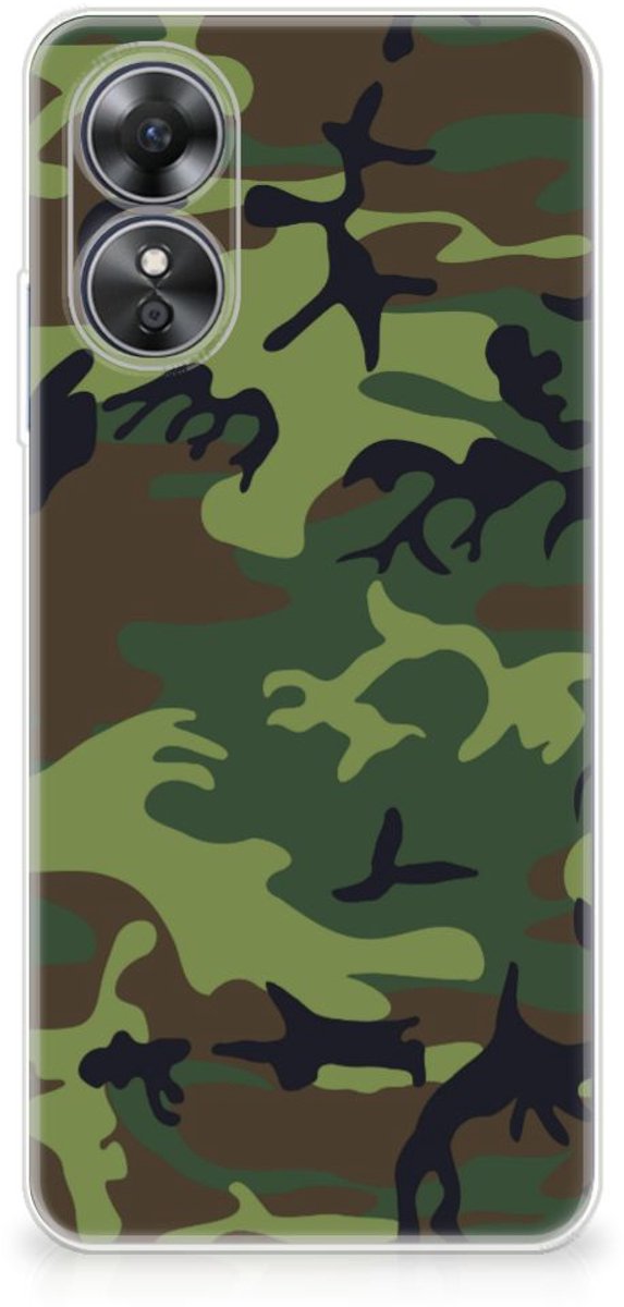 OPPO A17 TPU bumper Army Dark