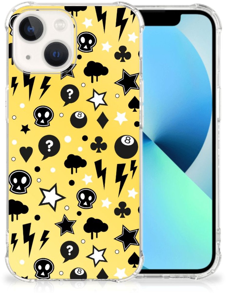 Extreme Case iPhone 13 Punk Geel