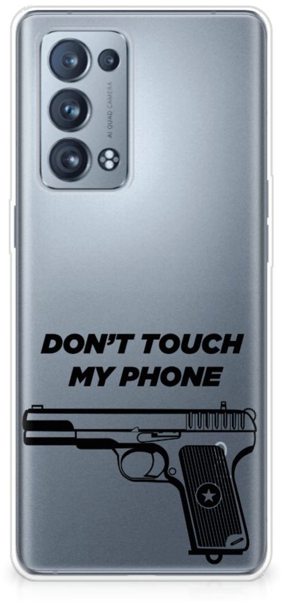 OPPO Reno 6 Pro Plus 5G Silicone-hoesje Pistol DTMP