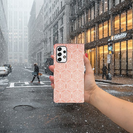 Coque Smartphone Samsung Galaxy A53 Coque Mobile Motif Orange