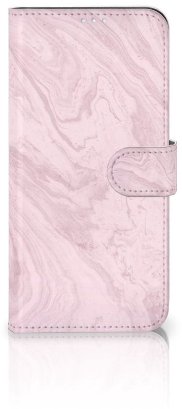 Étui pour téléphone portable OnePlus 9 Flip Case Pink marbré