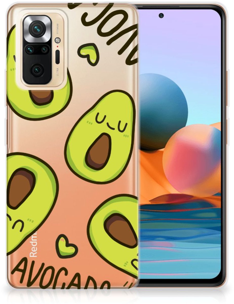 Xiaomi Redmi Note 10 Pro Telefoonhoesje met Naam Avocado Singing