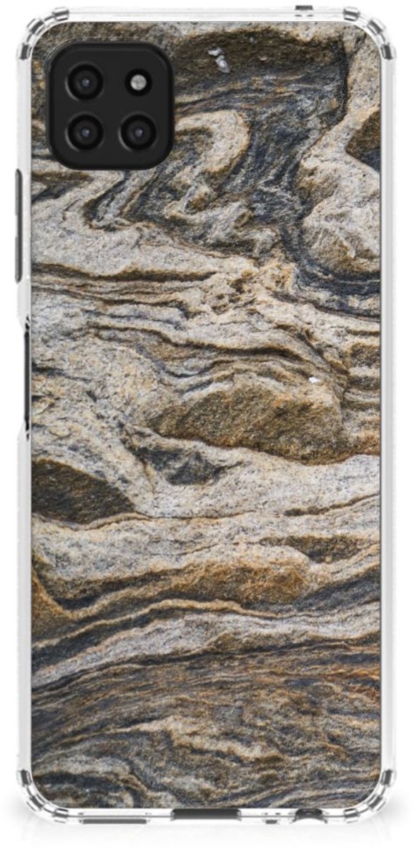 Samsung Galaxy A22 5G Anti-Shock Hoesje Steen