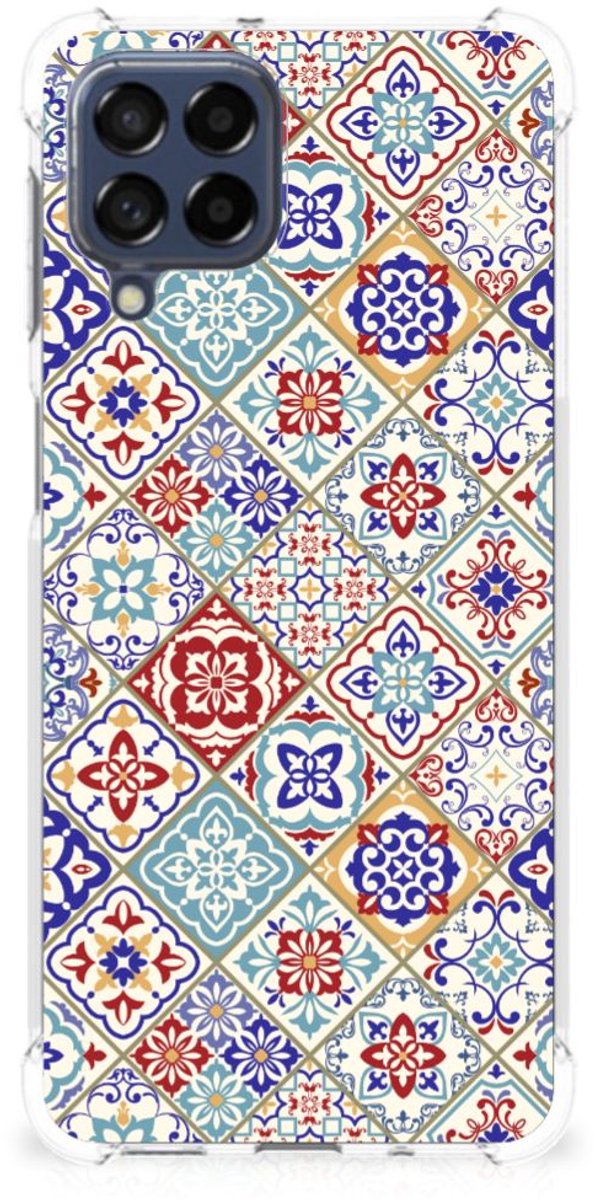 Samsung Galaxy M53 Anti-Shock Hoesje Tiles Color