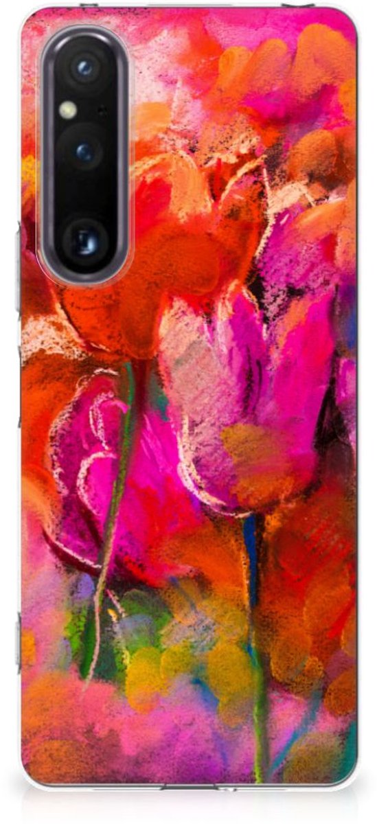 Hoesje maken Sony Xperia 1 V Tulips
