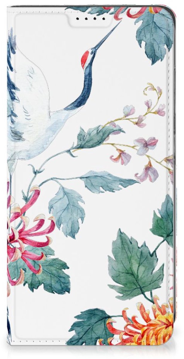 Samsung Galaxy A05s Hoesje maken Bird Flowers