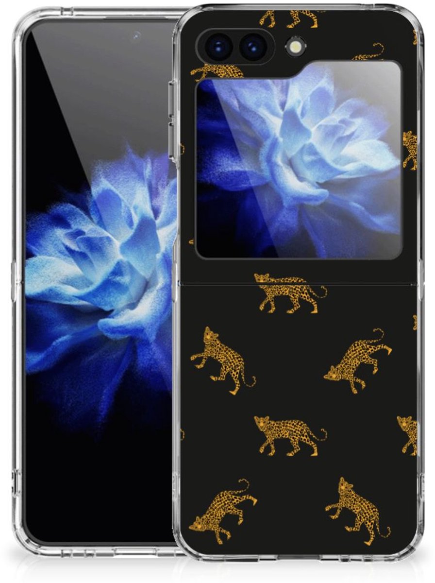 TPU Hoesje voor Samsung Galaxy Z Flip 5 Leopards