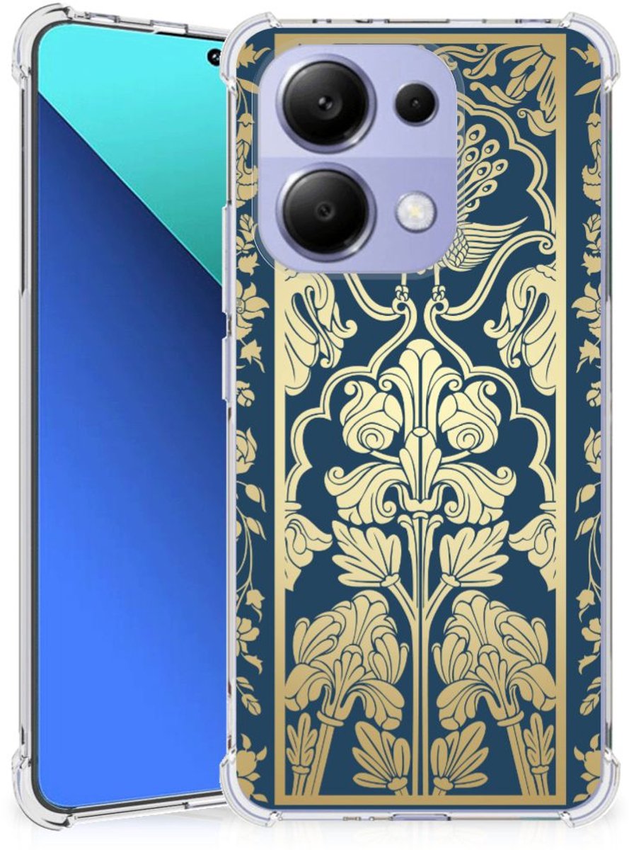 Xiaomi Redmi Note 13 4G Case Beige Flowers