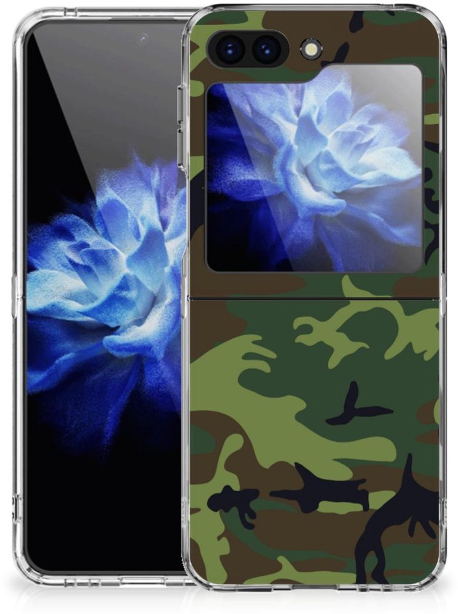 Samsung Galaxy Z Flip 5 TPU bumper Army Dark