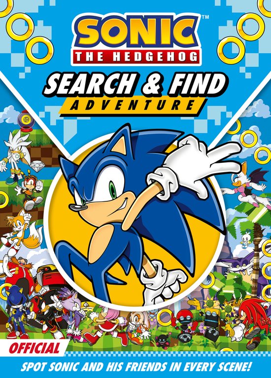 Sonic the Hedgehog Search & Find Adventure - cover