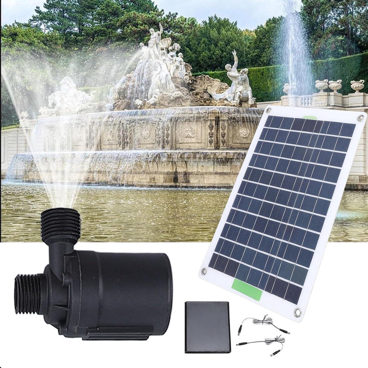 SNQ Zonne-waterpomp - Zonnefontein - Zonnefonteinpomp - Debiet 150 l/u