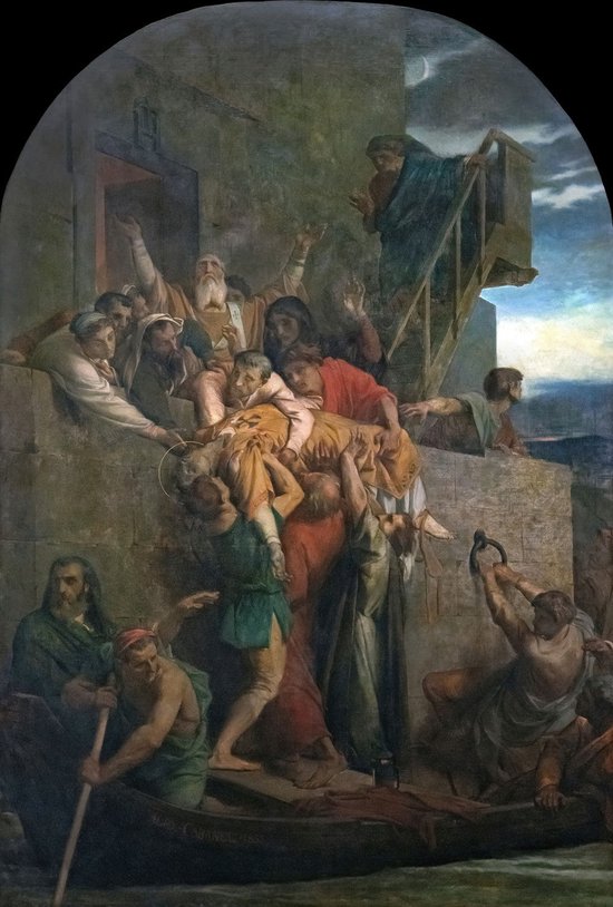 Alexandre Cabanel - Martyr Christian descendu en bateau (1855) - 3:2