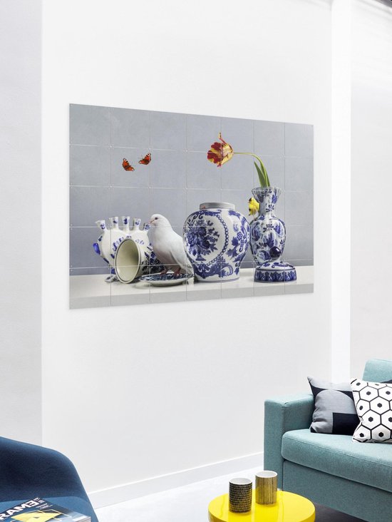 IXXI Royal white, Sander van Laar - 140 x 100 cm - Gratis ophangtool - Grote wanddecoratie en posters - Klassiek, Fotografie, Decoratieve kunsten