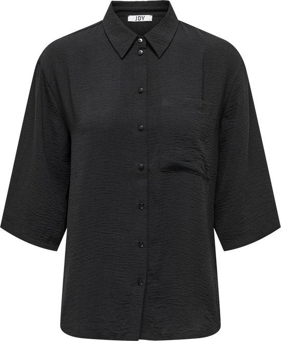 JDY JDYDIVYA LIFE 3/4 LOOSE SHIRT WVN NOOS Dames Blouse - Black