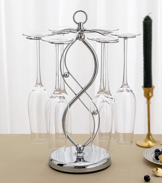 Acryl champagne-torenstandaard - 2-laags rond drankrek met 12