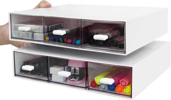 Bureaulade Organizer - Houten A3 Letterlade Papier Organizer | Houd Uw Bureau Opgeruimd en Georganiseerd - Stapelbare Bureauladen voor Bureau Organisatie - Stijlvolle Laden voor Thuis of Kantoor