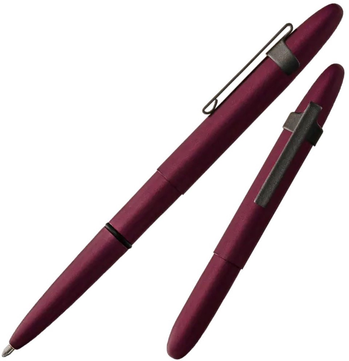 Bullet Space Pen, Kersen Zwart met Ultrasterke Cerakote Coating met Clip (#400H-319-BCL)