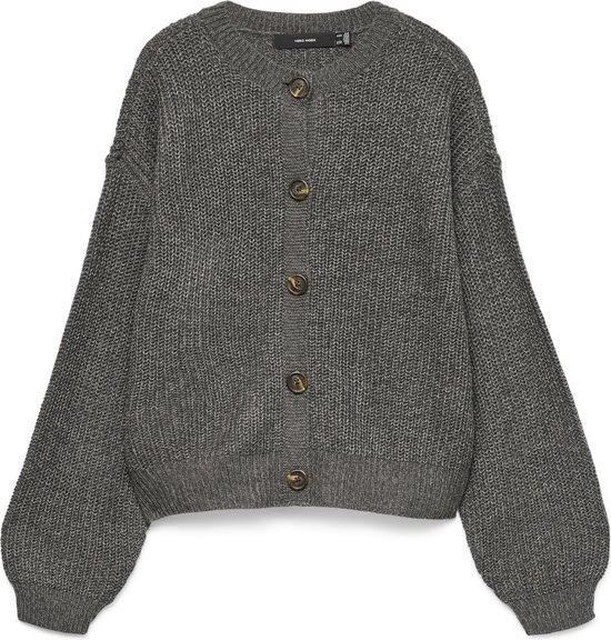 VERO MODA VMLEA LS O-NECK CARDIGAN NOOS Dames Vest - Maat L