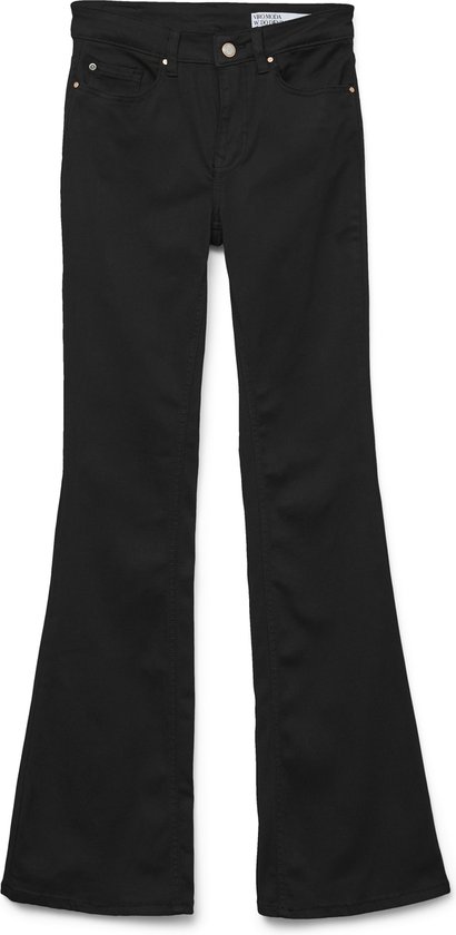 VERO MODA VMJUDE Flex MR S Jeans VI179 Noos, Black, XS/32 De Las Mujeres