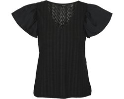 VERO MODA - VMNAJA SS V-NECK TOP JRS GA - Dames - Blouses