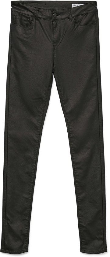 VERO MODA VMSEVEN NW SS SMOOTH COATED PANTS NOOS Dames Broek - Maat L