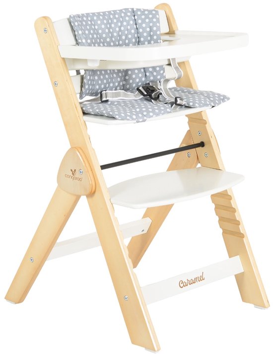 Cangaroo Caramel White 2-in-1 Meegroei Kinderstoel 111991 van CAN — afbeelding 5
