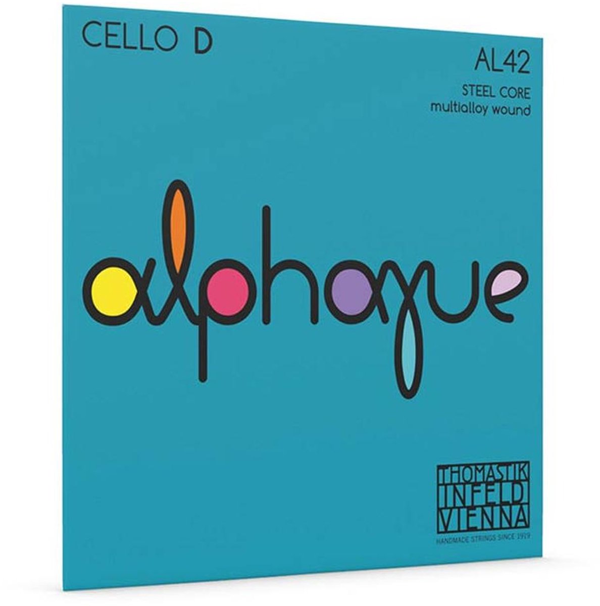 Thomastik Infeld THAL-42 cello string D-2 4/4 medium, carbon steel, multialloy wound