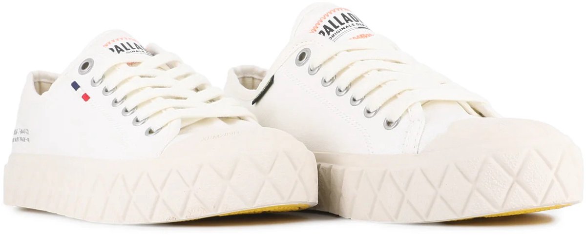 PALLADIUM unisex PALLA ACE CVS ORG sportschoenen met lage uitsnijding 74447-116-M Wit