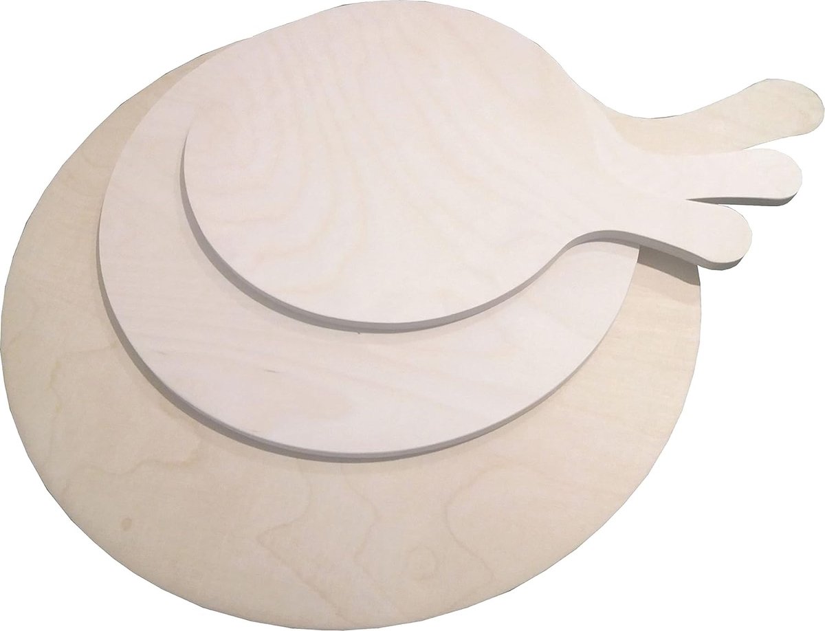 Goodivery ® 10-delige pizzabord-set, mooi gevormd en praktisch, maat L