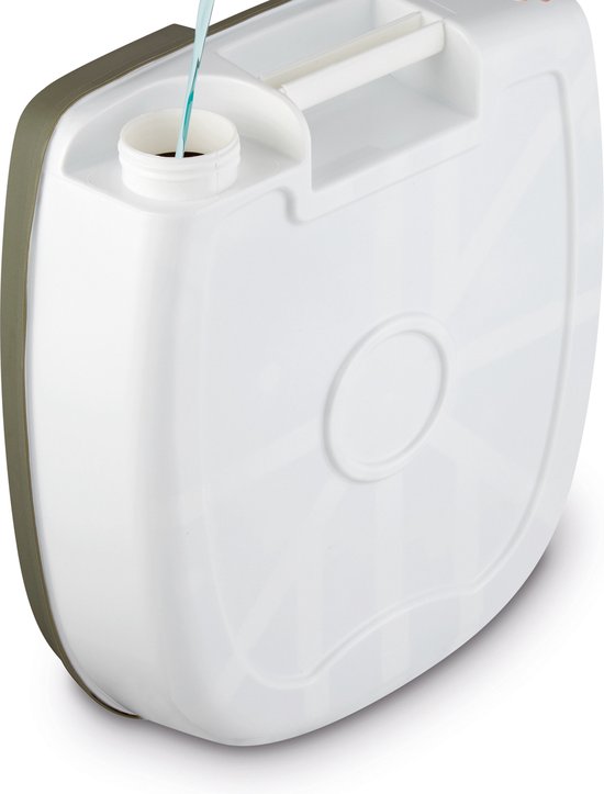 BERGER Supreme Campingtoilet | Comfortabele Zithoogte 45 cm | 21L Watertank | Draagbaar Toilet Voor Camping | Chemische en Draagbare Toiletten | Outdoor Reis Buiten Kamperen